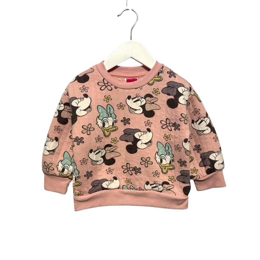 ⭐️ 5/$30 Disney Jr Minnie Mouse & Daisy Duck Sweater size 2T